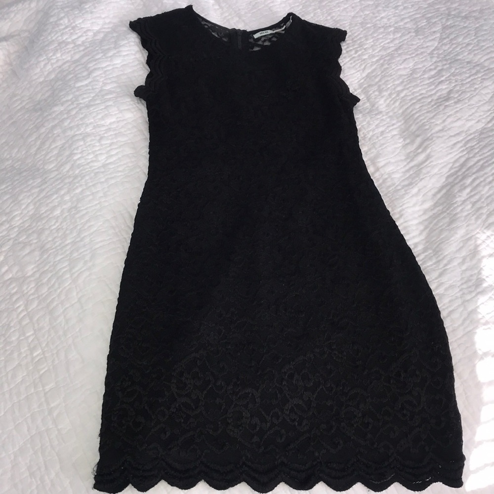 Urban outfitters black lace dress